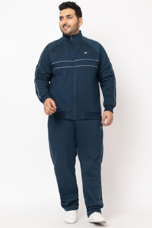 YHA - Light Blue Fleece Regular Fit Mens Tracksuit ( Pack of 1 ) - 3XL, Light Blue