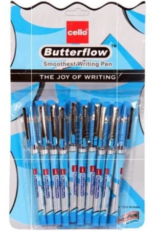 Cello Butterflow Blue Ball Pens pack of 20