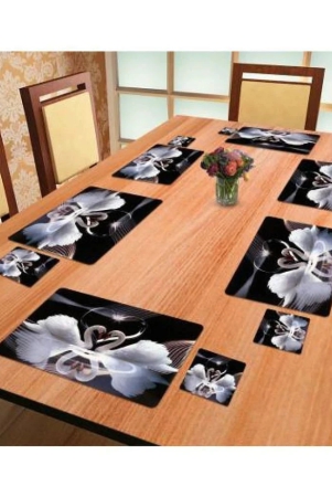 revexo-set-of-6-pvc-table-mats-coasters-multi