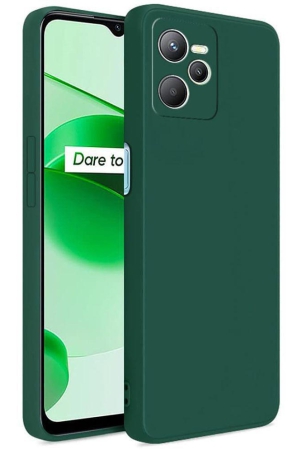 case-vault-covers-green-silicon-plain-cases-compatible-for-realme-c35-pack-of-1-green