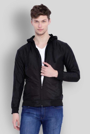 campus-sutra-black-polyester-regular-fit-mens-casual-jacket-pack-of-1-xl