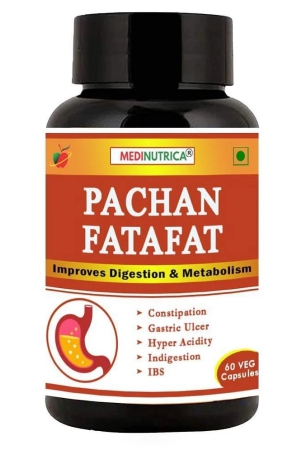 Medinutrica Pachan Fatafat Digestion Capsule 60 no.s Pack Of 1