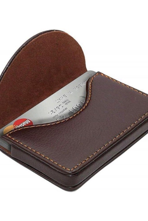 pu-leather-pocket-sized-stitched-business-credit-card-holder-with-magnetic-shut-brown