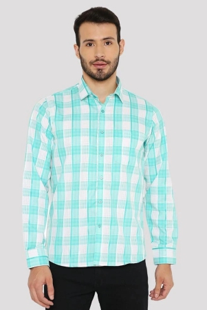 maharaja-green-cotton-blend-slim-fit-mens-formal-shirt-pack-of-1-none