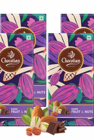 chocolian-bakers-fruit-nut-dark-chocolate-bar-pack-of-4-100-veg-eggless-