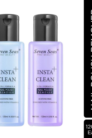 seven-seas-insta-clean-acetone-free-enriched-with-vitamin-enail-polish-removerblue-purplepack-of2