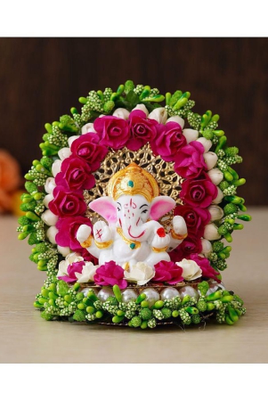 ecraftindia-showpiece-resin-ganesha-idol-12-x-10-cms-pack-of-1