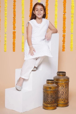 arshia-fashions-white-cotton-blend-girls-salwar-kameez-set-pack-of-1-none