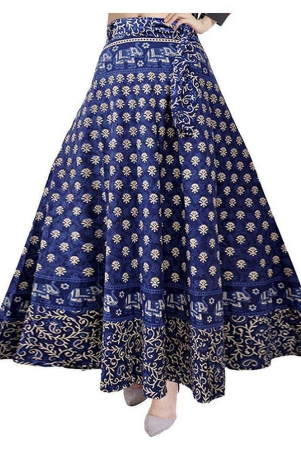 rangun-cotton-a-line-skirt-blue-29-32