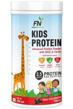 floral-nutrition-kids-protein-with-dhavitamin-d-for-growthimmunity-nutrition-drink-400-gm-chocolate