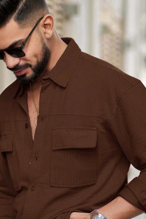 elliot-cargo-knit-brown-lycra-shirt-l-brown