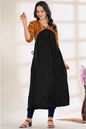 glomee-rayon-printed-nayra-womens-kurti-black-pack-of-1-none