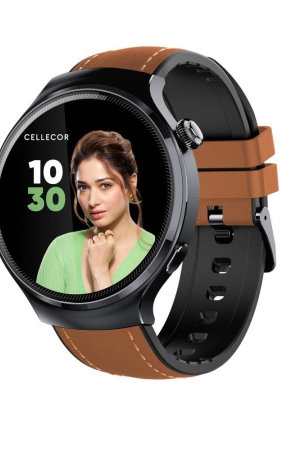 CELLECOR M8 PRO Glow 1.43 Curved Display | 800 NITS | AOD | BT-Calling | AI Voice | Split Screen | IP68 | Rotating Crown | SmartWatch