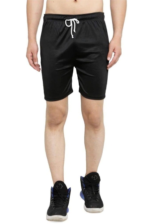 rodamo-men-black-dry-fit-shorts