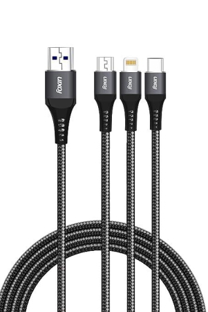 foxin-mac08-metal-nylon-braided-3-in-1-parallel-40a-fast-charging-cable