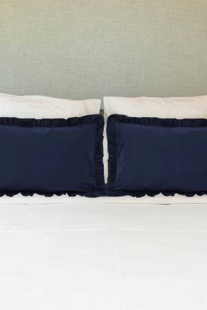 frill-100-cotton-bed-pillow-cover-set-of-2-ink-blue