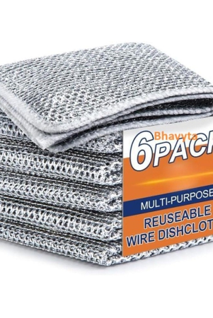 bhavyta-wire-dishwashing-rags-for-wet-and-dry-dishwash-bar-non-scratch-scrubbing-pads-50-g-pack-of-6