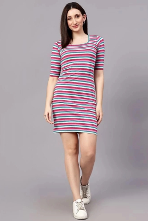 diaz-cotton-blend-striped-mini-womens-bodycon-dress-multicolor-pack-of-1-none