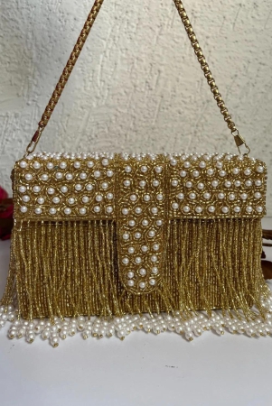 gold-and-pearl-box-clutch