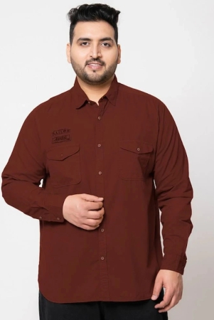 ivoc-100-cotton-regular-fit-solids-full-sleeves-mens-casual-shirt-rust-pack-of-1-none