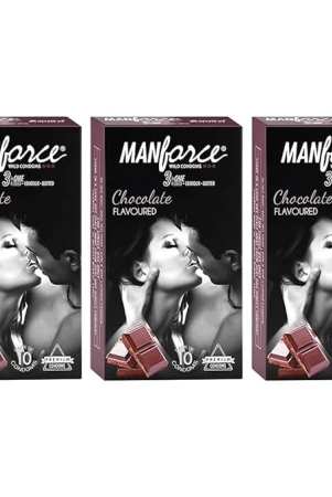 manforce-wild-3-in-1s-chocolate-flavoured-condom-set-of-3-30-sheets