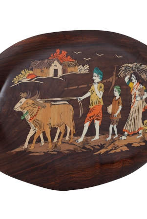 rosewood-oval-cow-boy-panel