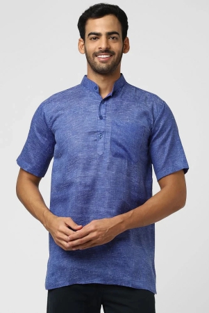 deshbandhu-dbk-blue-linen-mens-regular-kurta-pack-of-1-none