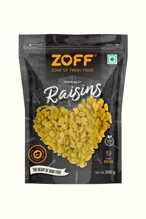 zoff-green-raisins-net-weight-250g