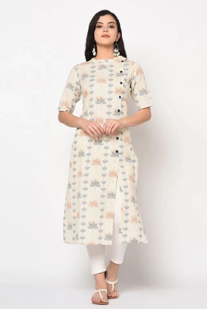 antaran-cotton-printed-front-slit-womens-kurti-off-white-pack-of-1-none