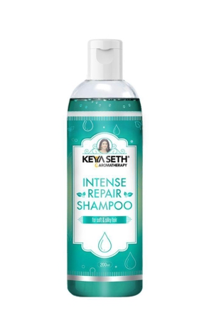 Keya Seth Aromatherapy Intense Repair Shampoo for Dry Damaged Hair- Softens, Nourishes & Strengthens Hair with Pro -Vitamin B5 & Geranium Oil 200ml