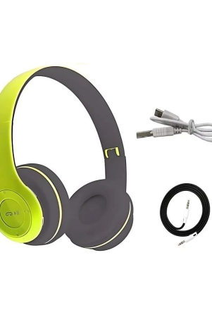 ugpro-ugp-47-dual-mode-35-mm-bluetooth-headphone-over-ear-6-hours-playback-adjustable-length-ipx4splash-sweat-proof-green