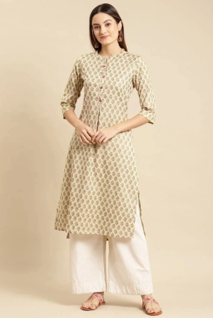 rangita-women-beige-gold-printed-calf-length-straight-kurti-none