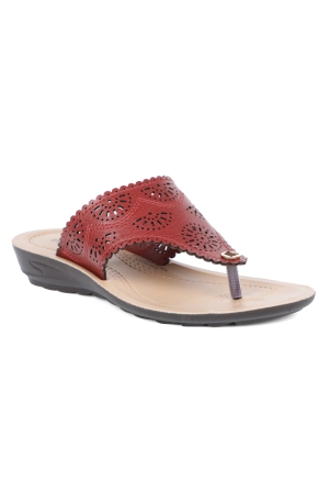 bata-maroon-chappal-for-women-maroon-size-5