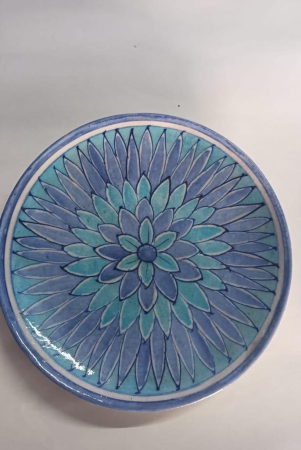 Wall Hanging Blue Pottery Plate