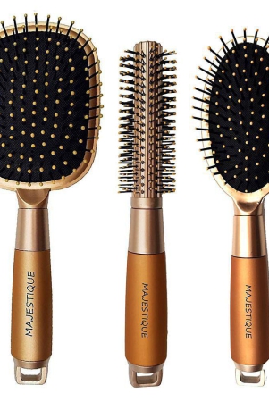 majestique-3pcs-hair-brush-set-detangle-brush-with-round-roller-hair-brush-for-women-men-kids-girls