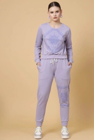 rigo-women-light-purple-printed-terry-tracksuit-none