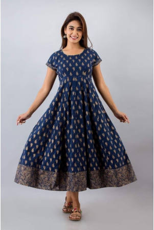 jaipurethnicweaveswomens-cotton-paisley-print-anarkali-kurta-navy