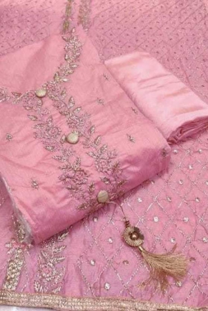 unstitched-chanderi-salwar-suit-material-embroidered