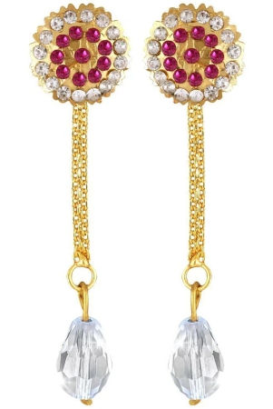 vivastri-golden-drop-earrings-pack-of-1-golden