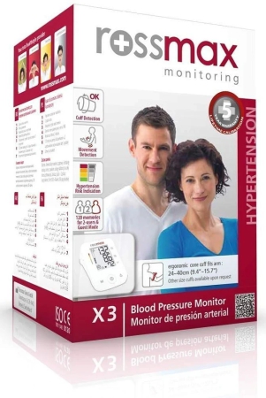 Rossmax X3 Automatic Blood Pressure Monitor Medium) (White)