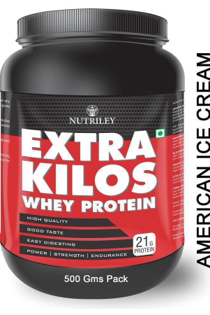 Nutriley Whey Protein Powder for Weight Gain & Muscle Gain 500 gm