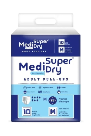 medisuperdry-adult-diaper-pants-medium-m-size-adult-pull-ups-high-absorbency-leak-proof-overnight-protection-elastic-waist-size-71-110-cm28-44-inches-10-pieces-pack-of-1-unisex