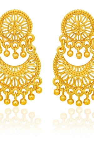 luv-fashion-golden-jhumki-earrings-pack-of-1-golden