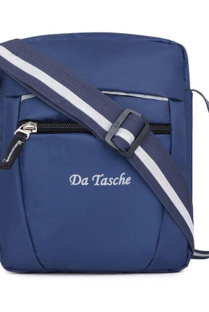 da-tasche-twill-sling-bag-polyester-blue-passport-holder-blue