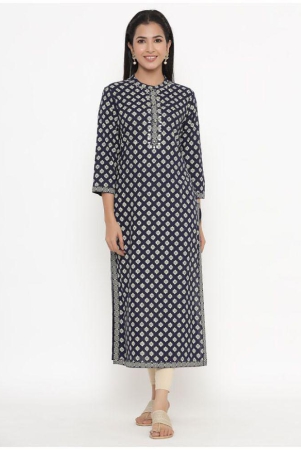 kipek-navy-rayon-straight-kurti-single-xl