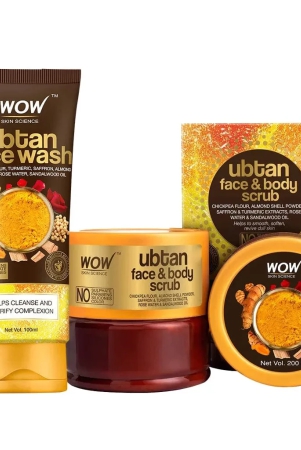 Ubtan Skin Care Kit - Ubtan Face Wash + Ubtan Face & Body Scrub