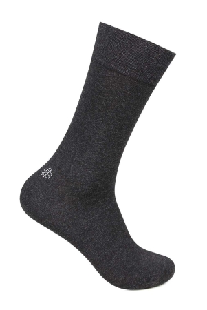 men-cotton-odour-free-plain-socks-brown-free-size