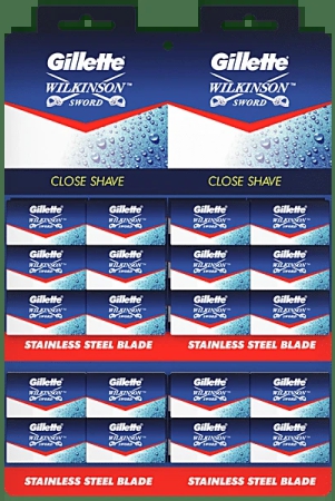 Gillette Shaving Blades - Wilkinson Sword Saloon Pack, 10 Pcs