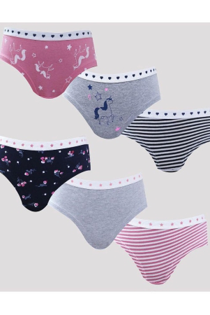 ariel-multi-cotton-blend-girls-panties-pack-of-6-none