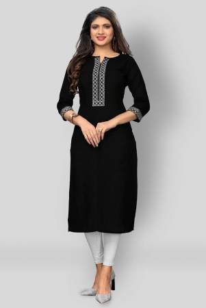 vbuyz-black-cotton-womens-straight-kurti-pack-of-1-l